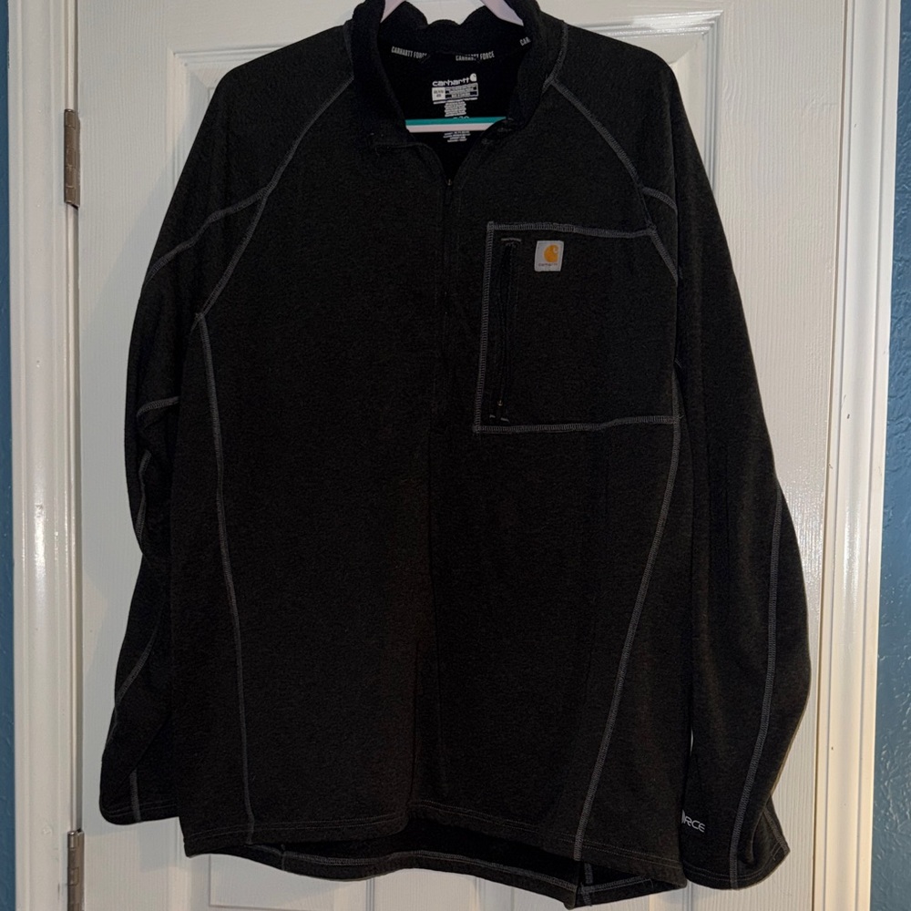 Carhartt Men's Black Performance Half-zip